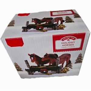 Holiday Time Holiday Horses Decor